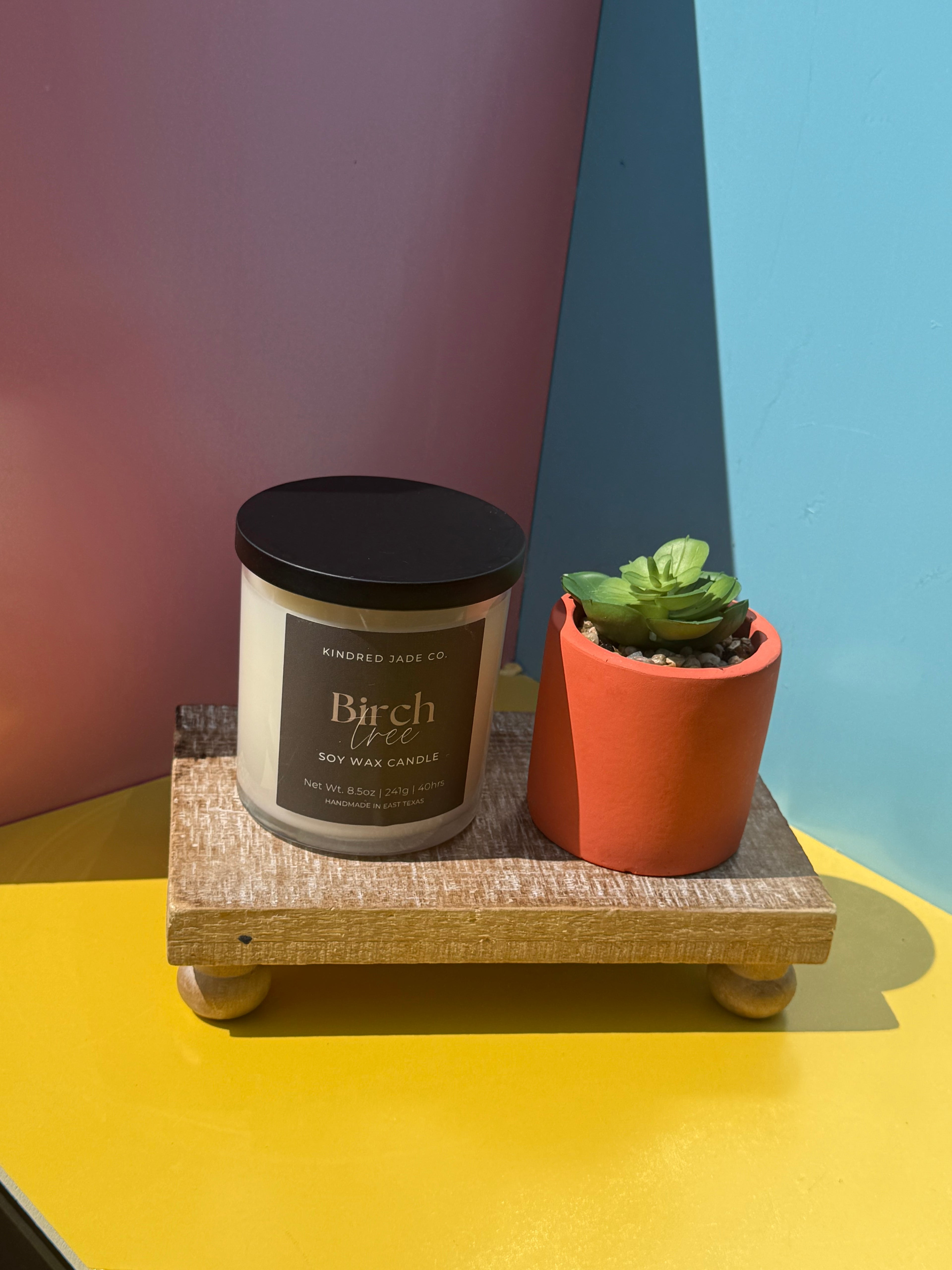 🌲 Birch Tree – White Birch + Evergreen Candle