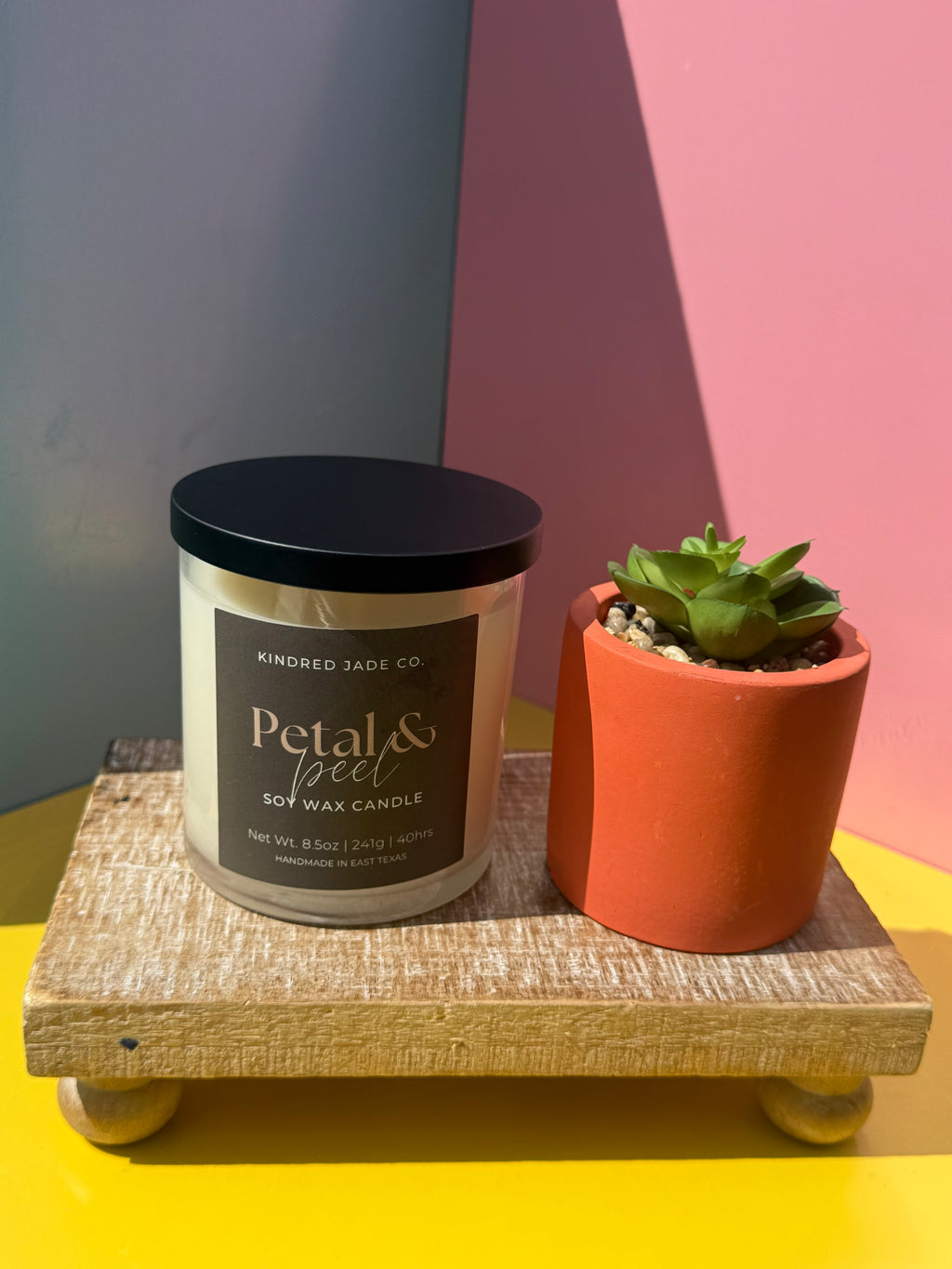 Kindred Jade Co. Petal & Peel Soy Wax Candle 8.5oz